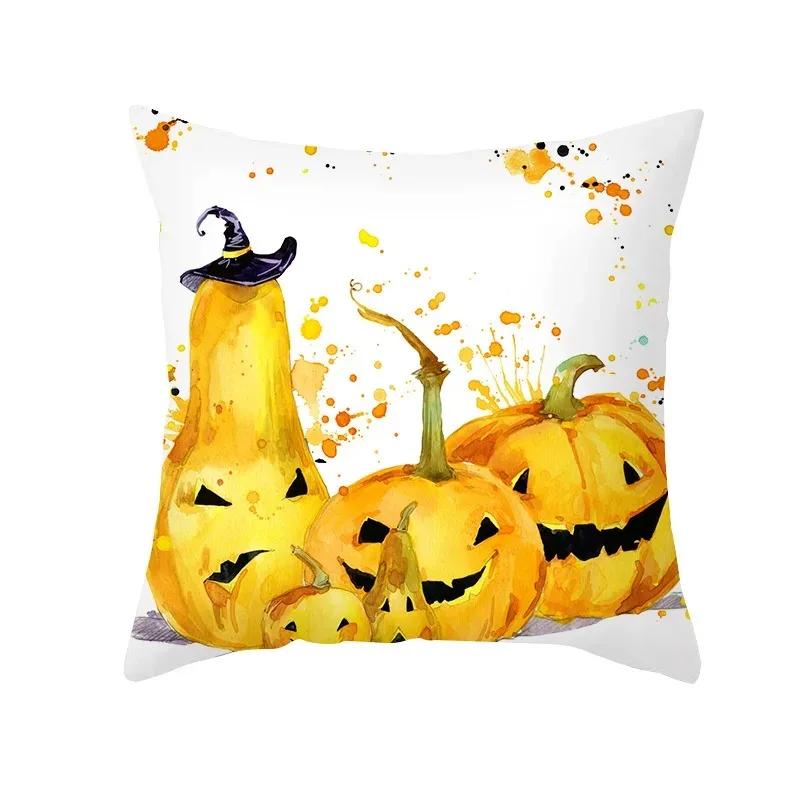 Taie d'Oreiller Thème Halloween, Voiture Fantôme, Horreur, Bureau, Salon, Canapé