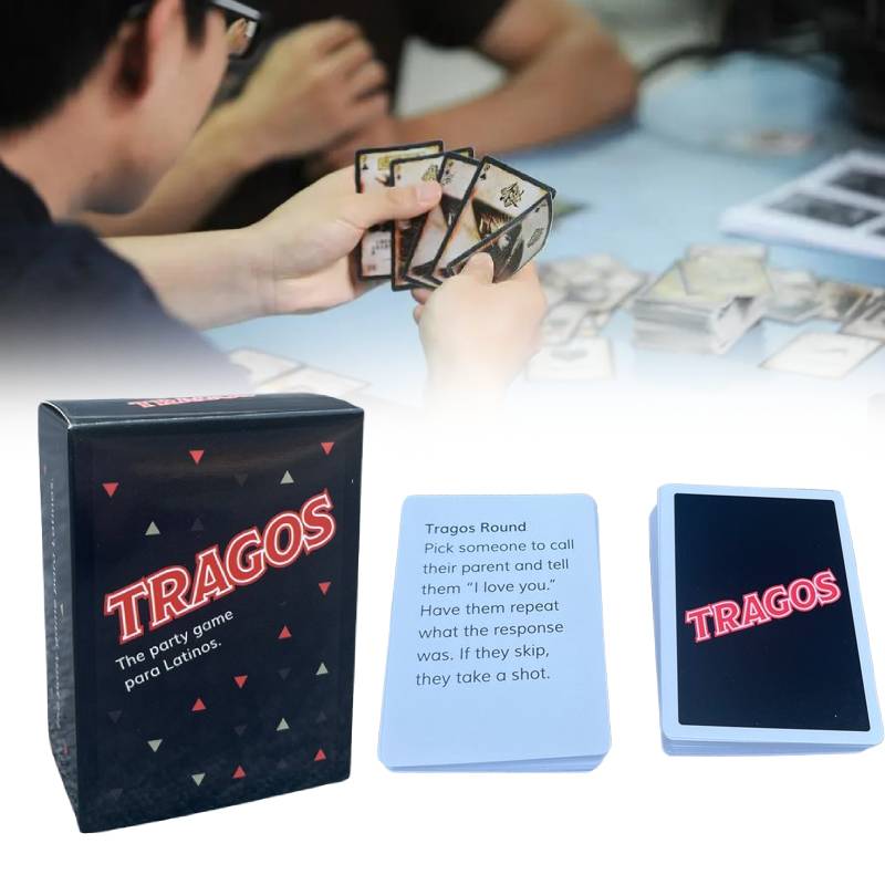 Party The Tragos Game Para Latinos Cards Game Family Party Play Props Toy Funny