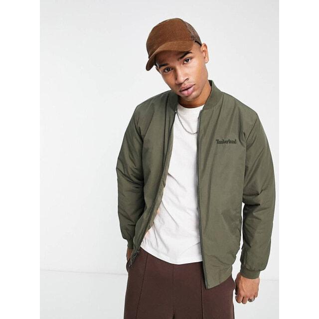 

Утепленный бомбер Timberland DWR цвета хаки