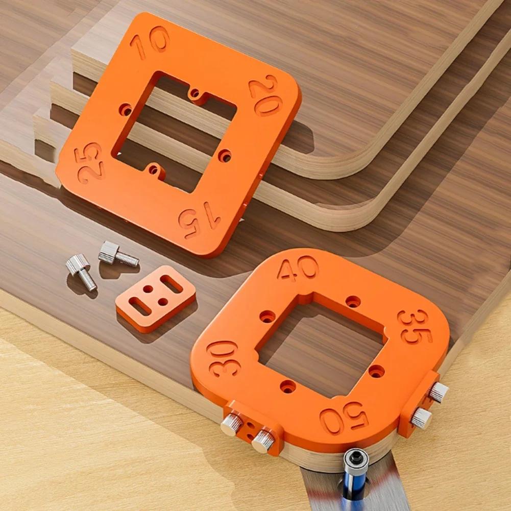 4-in-1 Router Corner Radius Jig for Woodworking - Arc & Angle Corner Template Tool (Durable, Easy To Use)