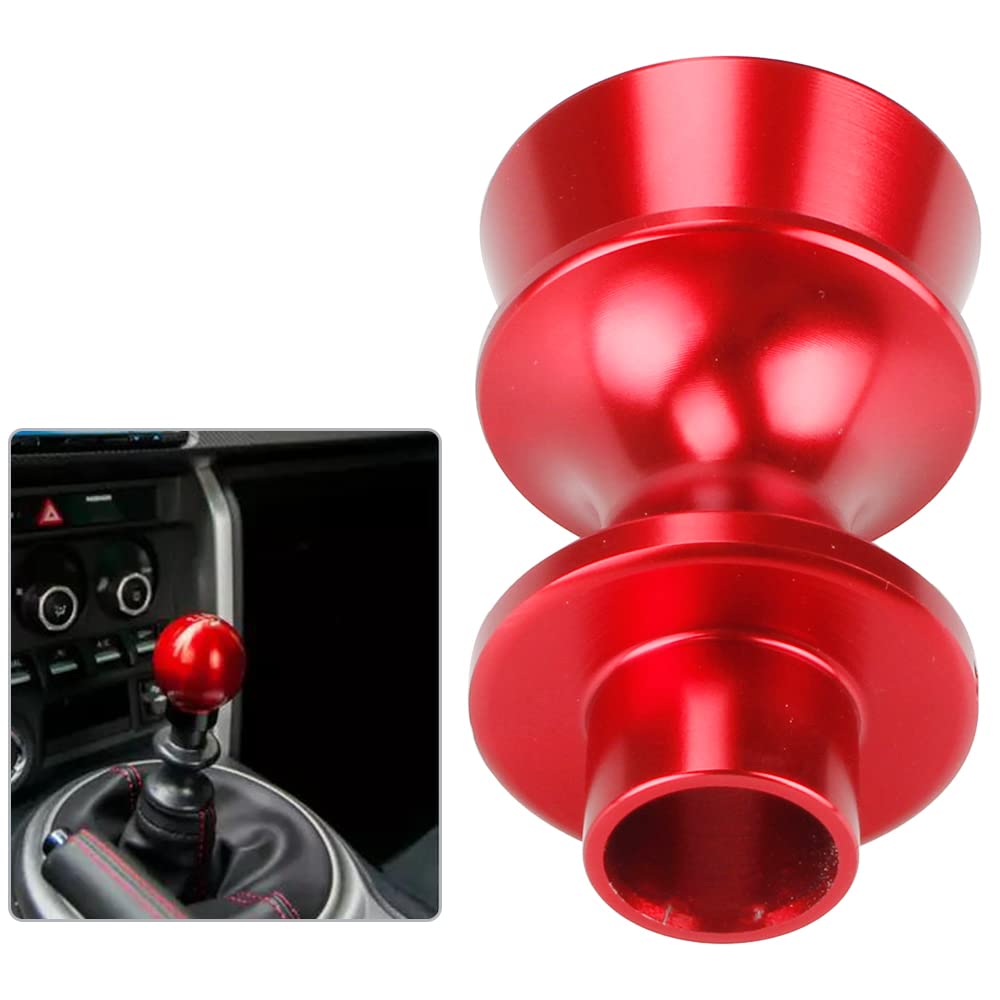 MUTEKI Spin Turn Knob, Aluminum, Drift Button, Knob, Parts, Side Brake, For Toyota GT86, Scion FRS, Subaru BRZ (Red 2)