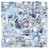 50Pcs Cute Cartoon Blue Winter Graffiti Stickers Decoration Decals Laptop Notebook Phone Stationery Scrapbooking Sticker