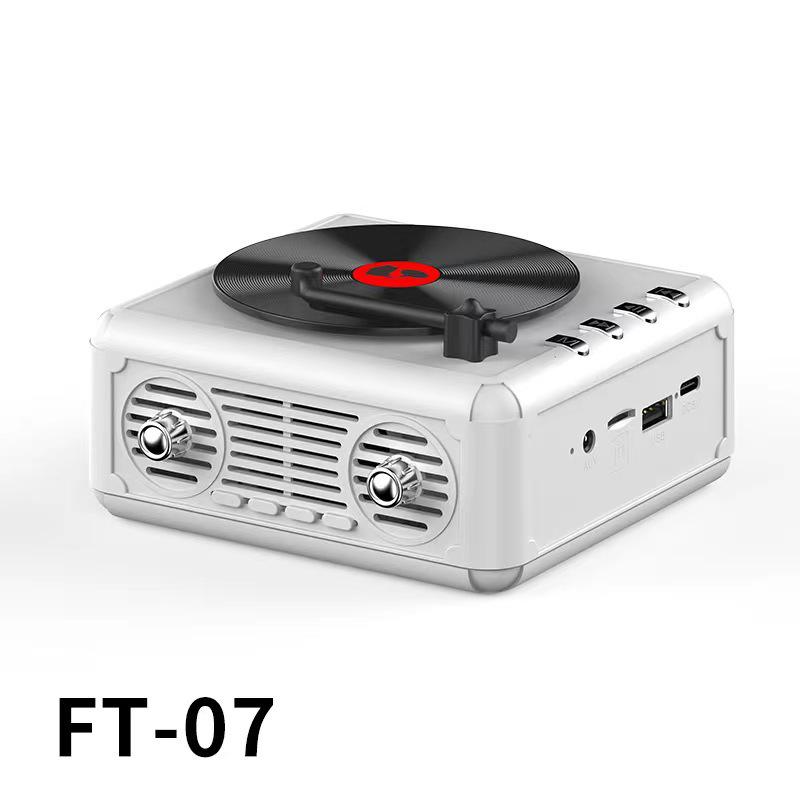 

Ретро Bluetooth Мини беспроводной проигрыватель пластинок и динамик сабвуфер