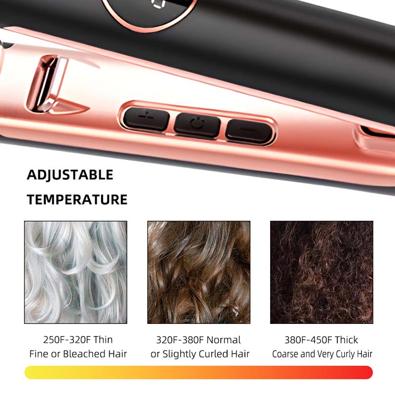 Wholesale Hair Straightener and Curler 2 In 1 Flat Iron for Hair Styling the Best Portable Straightener
