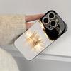 Simplicity Luxury-Style Crown phone case for funda iphone for iphone 17 pro max cover glass for iPhone 17 16 15 14 13pm Pro Plus