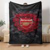 Arsenal Blanket Warmthful Decor Suitable for Sofa Bed Office All-Season Use Digital Print Gift for Travel Home Birthdays