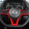 ABS Auto Steering Wheel Button Gear Shift Decoration Frame Cover Trim For Nissan Leaf 2018 -  Interior Refit Kit Accessories