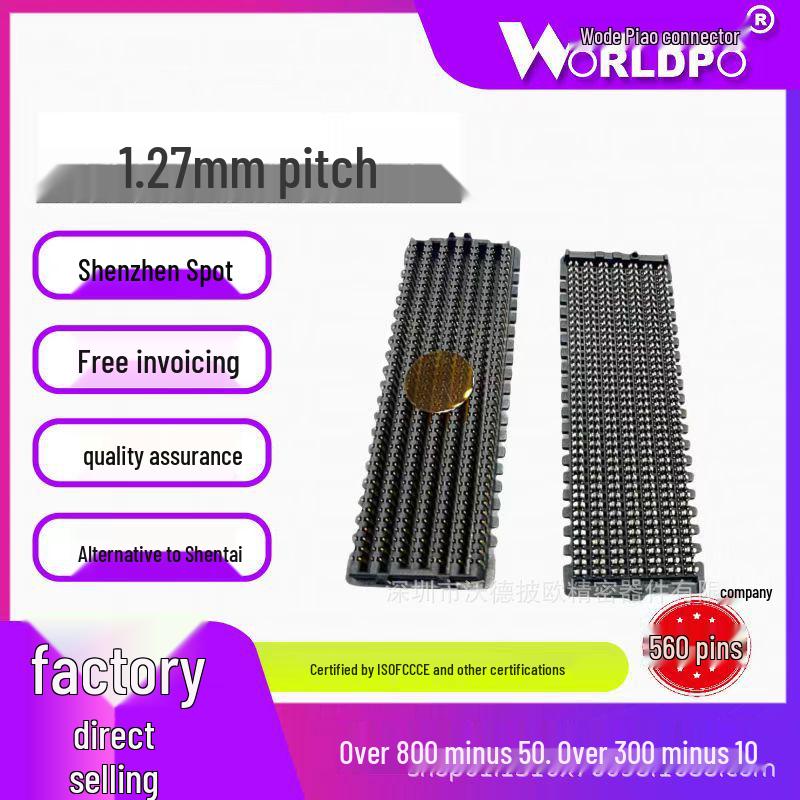 

SEAF-40-05.0-L/S-14-2-A-K-TR Female Connector, 14 Rows, 560 Pins, Mated Height: 7/8.5mm