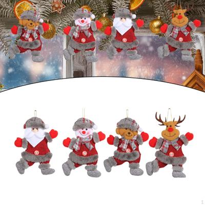 4x Ornamente suspendate de Crăciun, decorațiuni pentru brad, pentru fereastră și casă