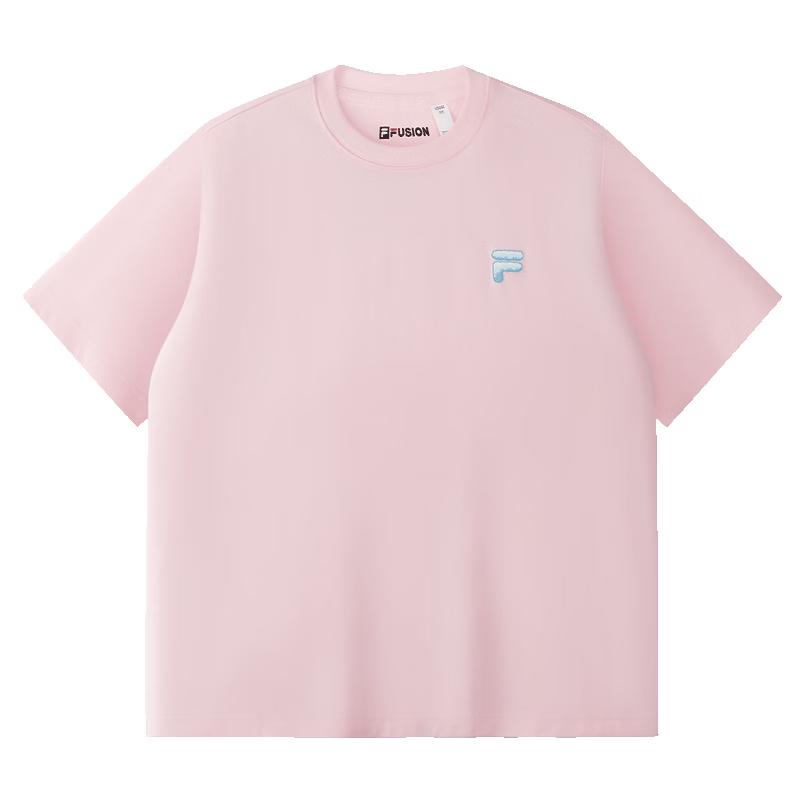 FILA FUSION Unisex Cool-Touch Cotton Loose Fit T-Shirt