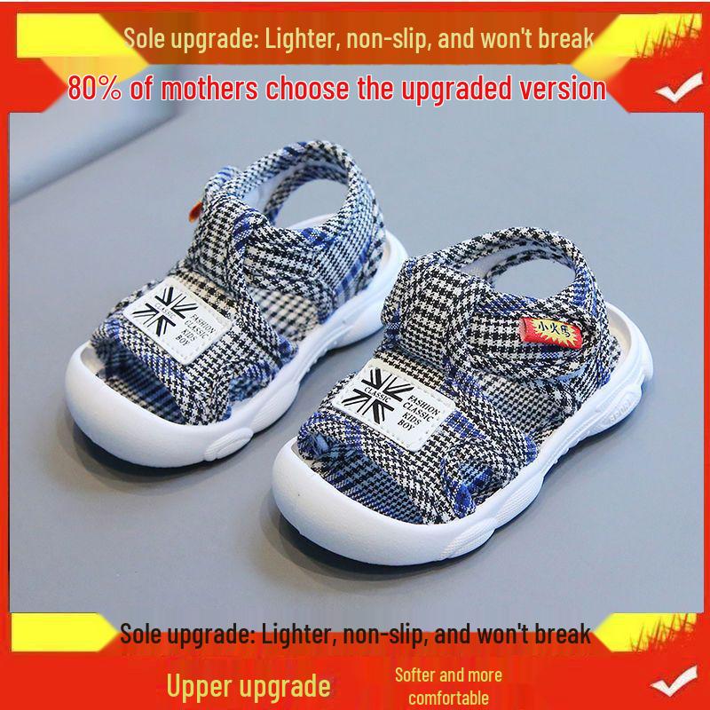 Antypoślizgowe sandałki dla niemowląt, miękka podeszwa, dla chłopców i dziewczynek 0-12 miesięcy