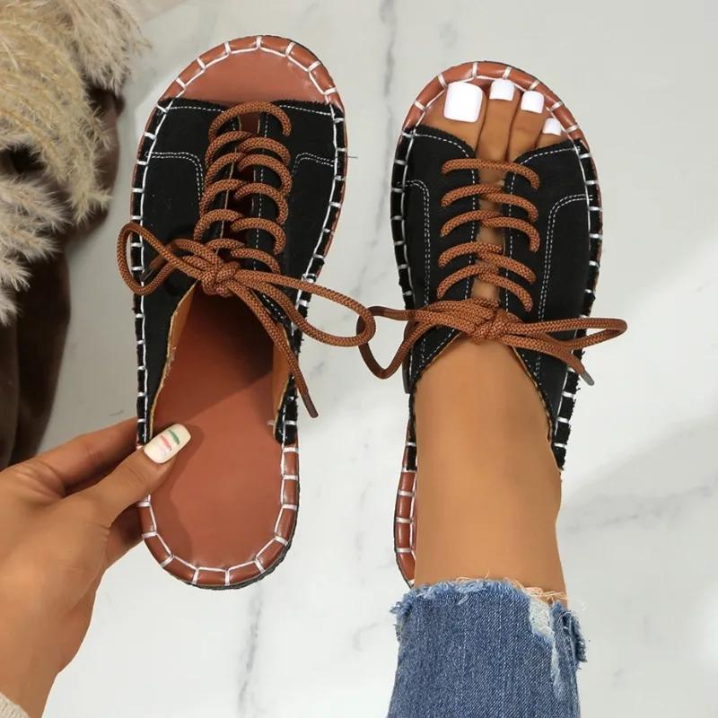 Fashion Women Slippers Casual Beach Holiday Slippers Summer Fashion Outdoor Flat Shoes Open Toe Sandals Slides Women Zapatos De Mujer