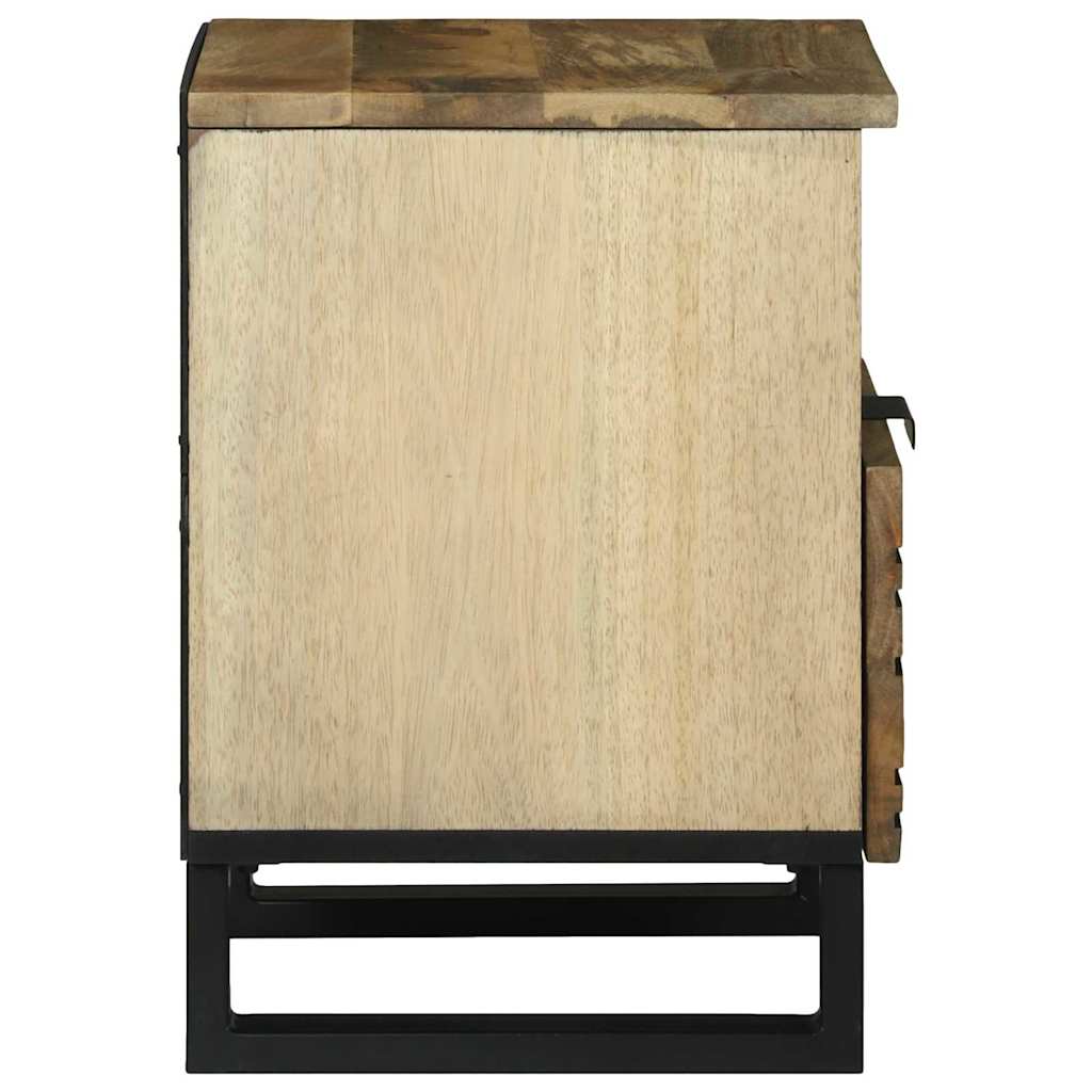 Nightstand Natural 40 x 33 x 46 cm Wood Based Material
