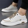 Men's Shoes 2025 New Spring Trend Youth Sports White Shoes Men's Breathable Casual Board Shoes Men