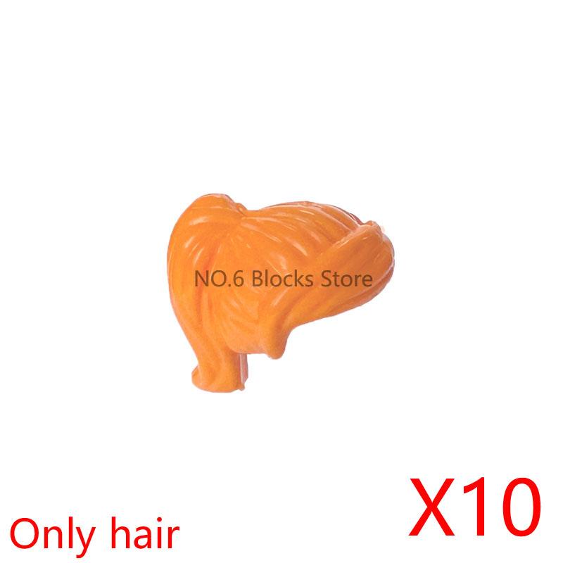 City Building Blocks Body Character Clothing Head Face DIY Parts Hair Expression Accessories Figure Headwear Helmet Bricks Toys