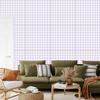 Wallpaper Fabric Pattern White and Light Gray for Living Room and Bedroom 50x1000