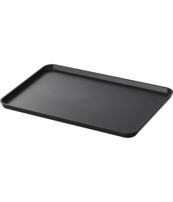 Yamazaki Jitsugyo Magnetic Tray Black X D21 X Tower Floating Storage Obon Lunch Tray 1629 (Yamazaki) W31.5 H1.7cm