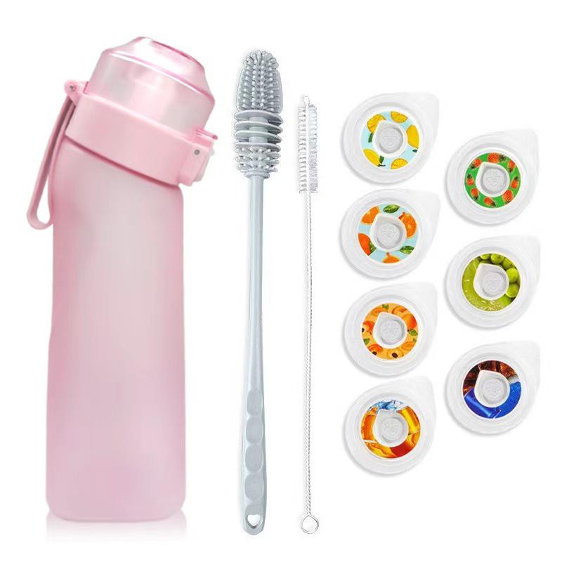 650ML Outdoor Sports Water Cup with Multi-Flavor Scented Tritan Plastic