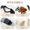 Baby jumpsuit 2024 winter with plush insulation for male babies, crawling clothes for newborns, thick clothes for spring and autumn
