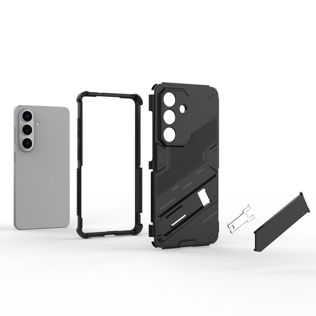 For Samsung Galaxy S26/S26 Pro Case PC + TPU Shockproof Phone Cover with Kickstand