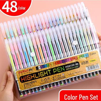 Luminous Quicksand Silver Pen: Pearlescent Color-Changing Marker for Fluorescent Note-Taking