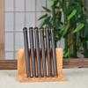 Agarwood Incense Sticks with Ebony Wood Holder - Rosewood New Chinese Style Incense Container