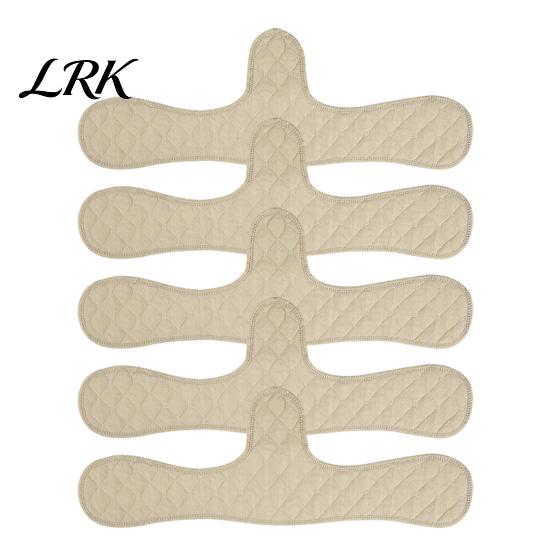 Cotton Sweat Pads 1/5/10Pcs Bra Liner for Absorption, Washable Under-Breast Absorbing Pads, Reusable Moisture Absorber Boob Pad, Women Sweating
