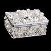 Fashion Crystal Rhinestone Hollow Enamel Necklace Jewelry Trinket Box Cases