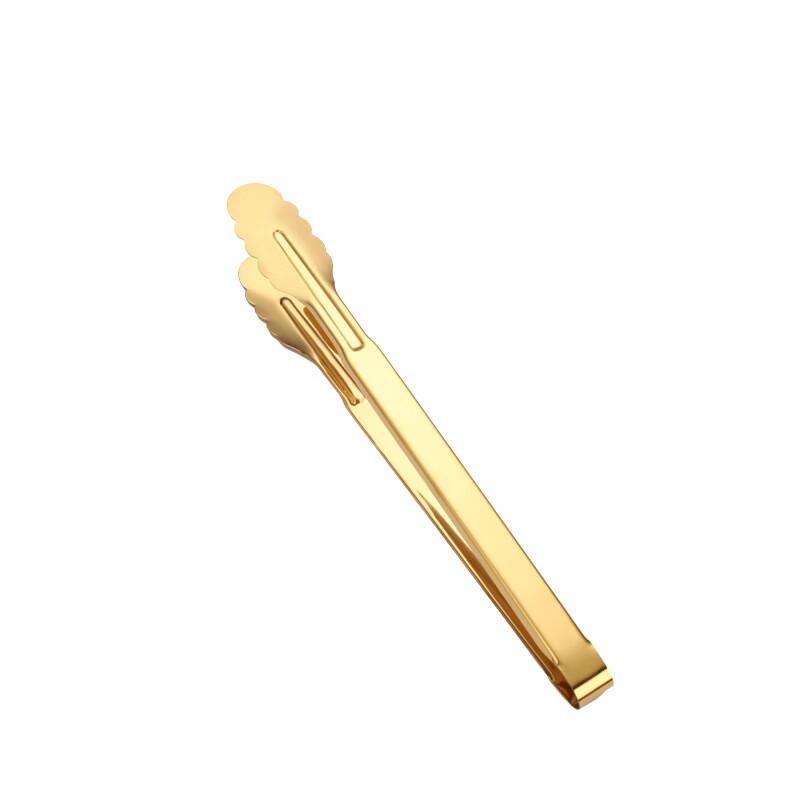 Zhi Shi Extended Gold Food Tongs Set