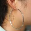 Women 3-10cm Small Big Circle Hoop Earrings Statement Ear Ring Fashion Jewelry Gift Nightclub DJ 2020