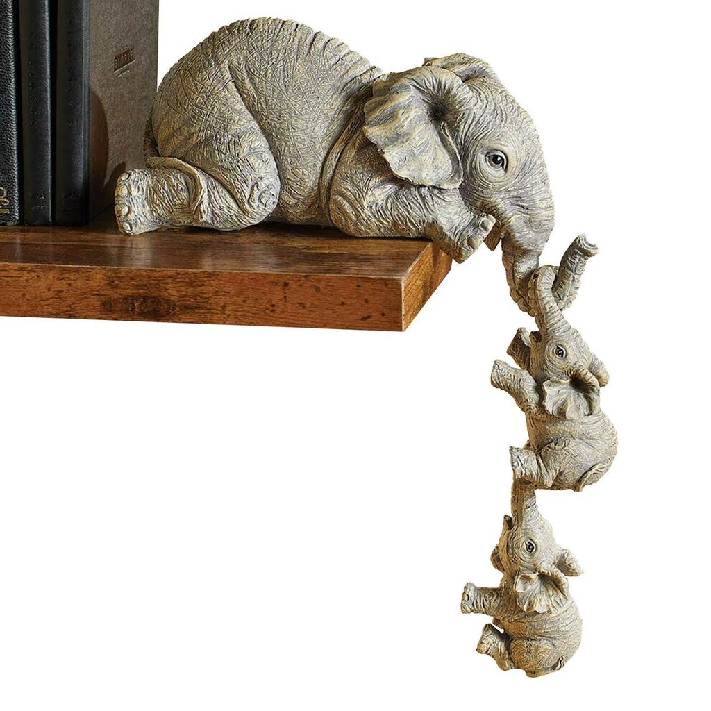 Elephant Resin Ornaments Micro Design Garden Decoration Creative Design