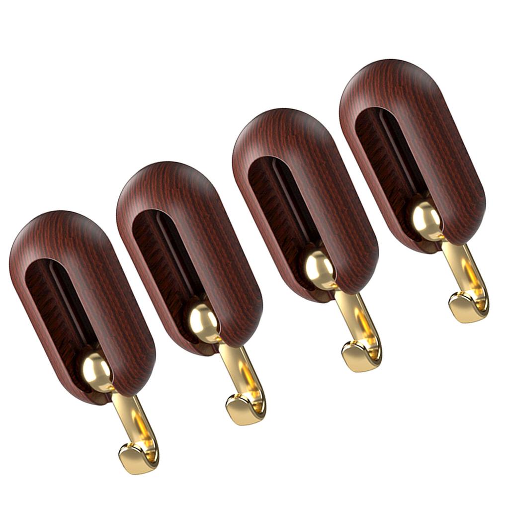 4 Stück Klebehaken Wandhaken 2 kg Tragkraft Drehbar Faltbar Wandaufhänger für Badezimmer Küche