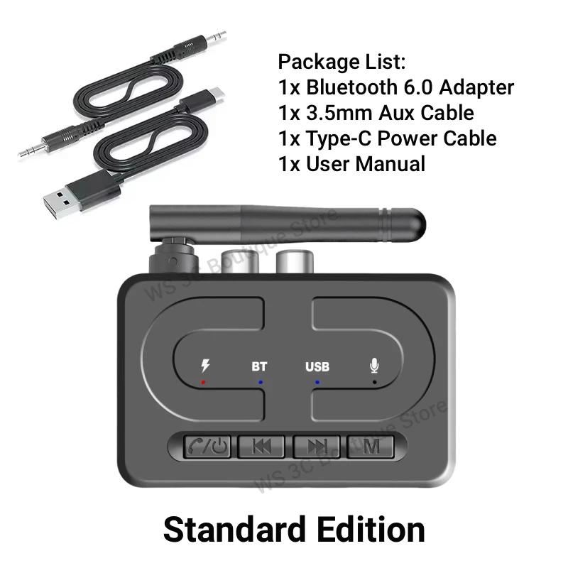 

Bluetooth 6.0 Аудиоприемник RCA 3,5 мм AUX разъем Стерео Музыка Беспроводной Адаптер Поддержка Воспроизведения с U-диска Для Настольного Динамика Усилителя CHINA ucla синий