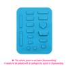 SW 16Pcs/Set Silicone Dust Plug for Laptop Dust Covers Notebook Computer Port Dust Plugs Stoppers HDMI USB RJ45 Interface Cover