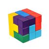 New 3D Wooden Children Early Educational Soma Cube Toys Montessori Puzzle Games Brain Challenge Game Sensory Toys For Kids