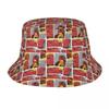 Custom Lightning McQueen Cars Bucket Hat for Unisex Women Printed Cartoon Summer Travel Beach Outdoor Camping Cap