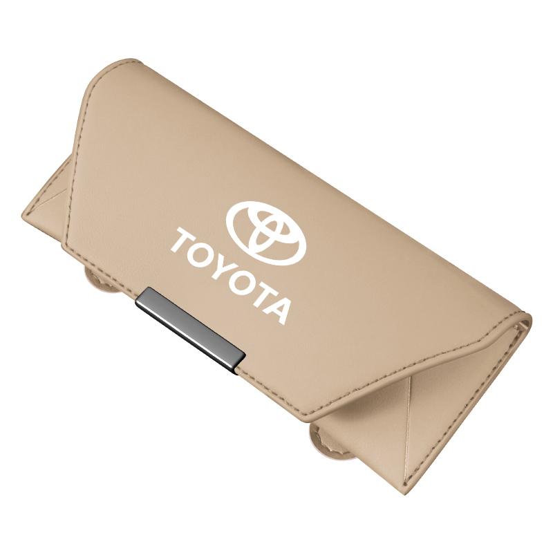 

НОВЫЙ автомобильный козырек для очков для Toyota Corolla Yaris Prius CHR SUV Aygo Camry Auris Avens Контейнер для хранения солнцезащитных очков автомобильная наклейка