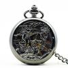 PJX1147 NEU Vintage Charme Mechanische Taschenuhr Personalisiert Unisex Retro Hohl Skelett Handaufzug Anhängeruhr Montre A Gousset