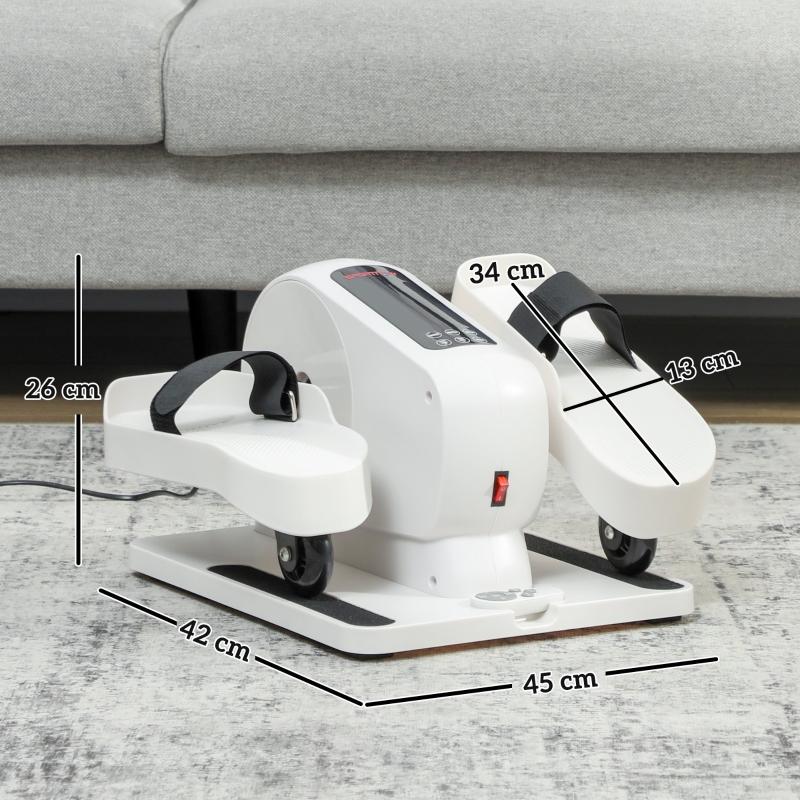 SPORTNOW Mini Elliptical Trainer, Under-Cabinet Electric Cross Trainer with remote control