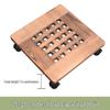 Heavy-Duty Mobile Square Plant Pot Caddy