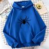 Sudaderas con Capucha Estampado de Araña Hip Hop Primavera Otoño Invierno Sudaderas Casuales Sudadera con Capucha Gráfica para Hombre Mujer