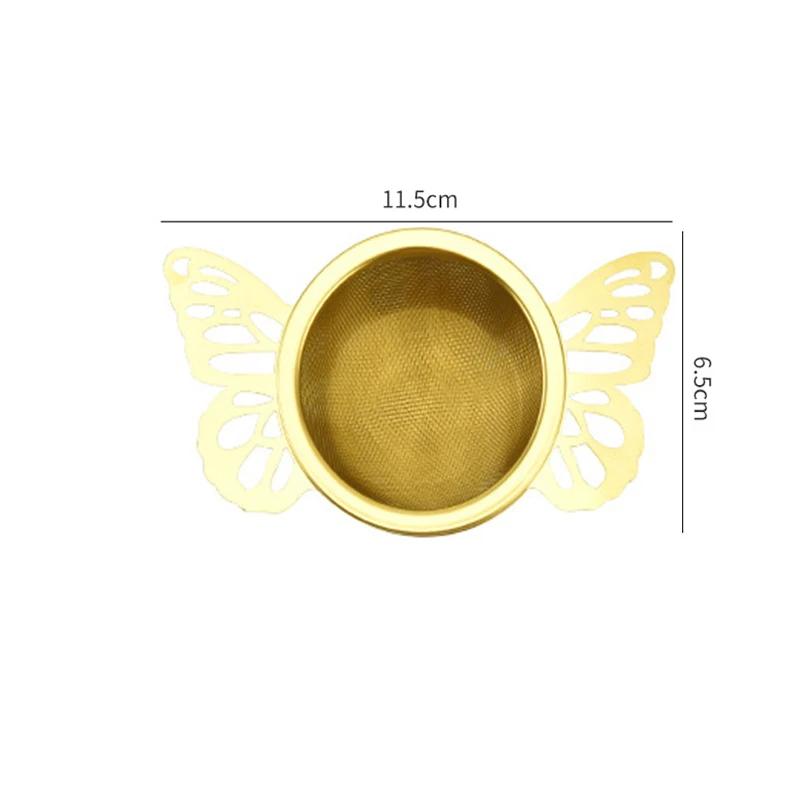 Double-layer Fine Mesh Tea Strainer Stainless Steel Filter Sieve Teaware Lace Tea Drain Useful Tea Infusers Kitchen Accessories