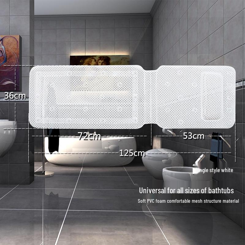 2020 PVC Foam Bath Pillow Mat - Large, Comfortable, Non-Slip Bathtub Cushion