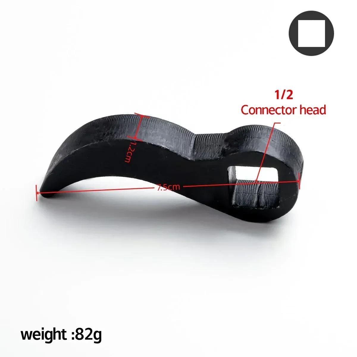 

Ratchet Crowbar Adapter Head Tools Pry Bar Wrench Adaptor Head Angle Bar for Toolbox Axle Shaft Removal Car Home Repair Tools