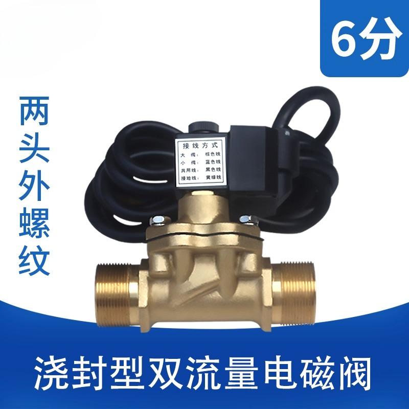 Explosion-Proof Double-Flow Solenoid Valve,Precision Metering Fuel Dispenser Control Valve for Industrial Liquid Measurement