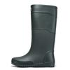 Water shoes extra high tube flat rain shoes men's closure plus fixed cotton lint long rain boots size waterproof glue shoes winter