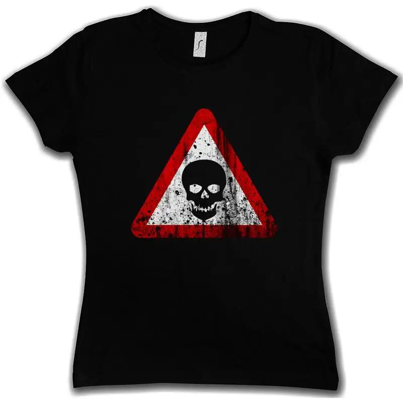 SKULL SIGN T SHIRT Gothic Horror Army Metal Glamour Rock Tribal Tattoo S