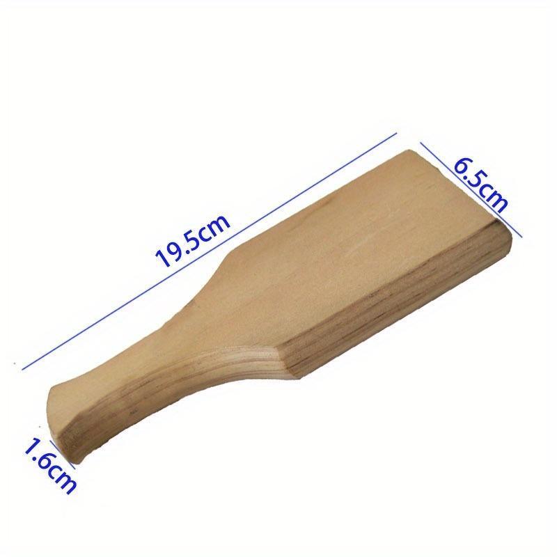 2 Pcs Wooden Clay Paddle Pottery Tool for Kitchen or Clay and Pottery-Smooth for Hand Building Ceramics Tools.