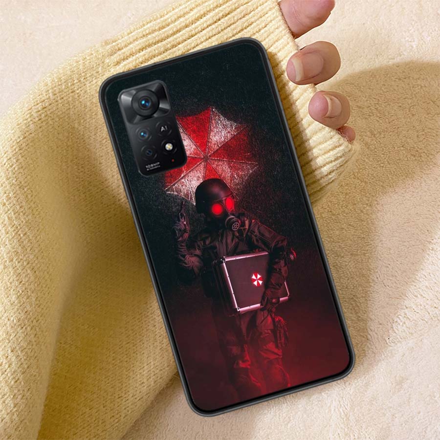 Umbrella Corporation Phone Case For Redmi 13C 14C Note 14 13 Pro Plus 5G Clear Capa 12 12C 10A 10C 10 9A 9C 9T 9 8 Pro Cover TPU