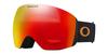 Oakley Flight Deck Large Black Thermal Torch Iridium One Size Goggles, Frame/Prizm Lens,